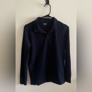 Boys Old Navy Dark Blue Long Sleeve Shirt Size XL 14-16